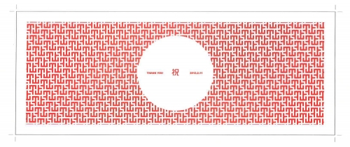 顔料プリント　贈答事例