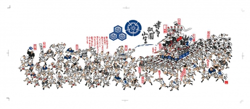 顔料プリント　お祭り事例